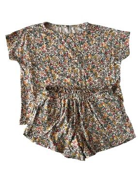 Plain Jane Kids Floral Short Set